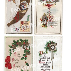 Vintage Holiday postcards Ephemera descarga digital