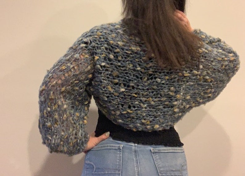 Handmade Knit Shrug afbeelding 4