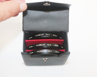 Kenko 67mm Close Up Lenses Set, No. 1, 2, 4 with Case