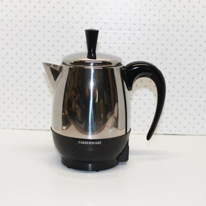 2-12 Cup* Electric Percolator, Stainless Steel, FCP412