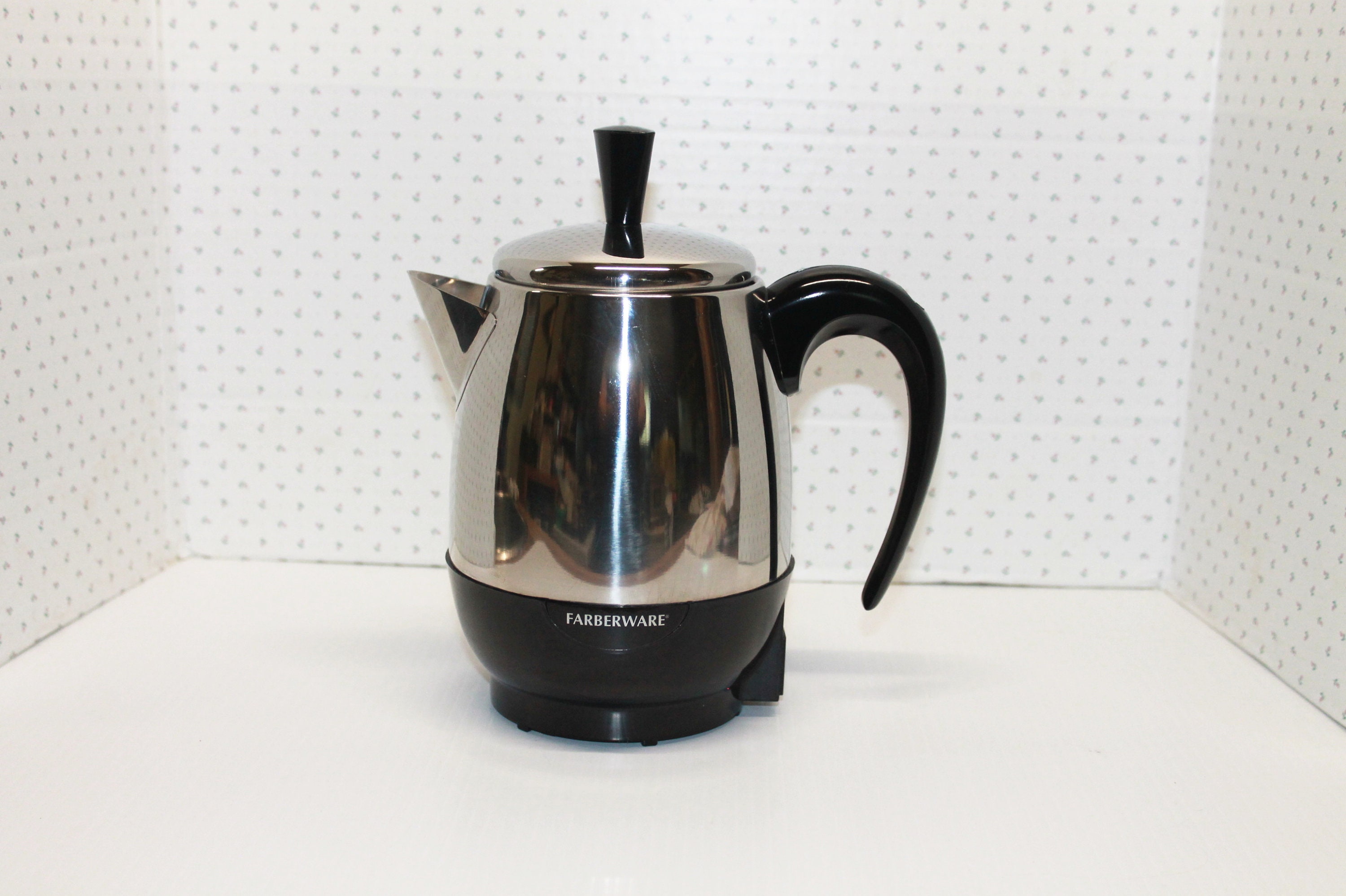 2-4 Cup* Electric Percolator, Stainless Steel