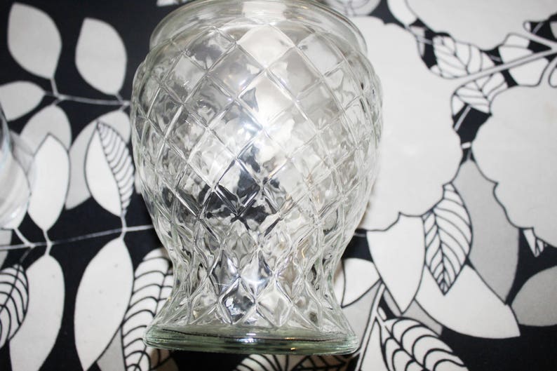 Lantern Pineapple Shape /& Design Farmhouse Lamp Very Clean Kerosene Lamp Vintage Oil Lamp Clear Glass Oil Lamp