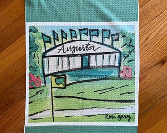 Augusta Scoreboard Golf Towel