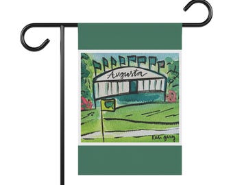 Augusta Scoreboard Garden Flag