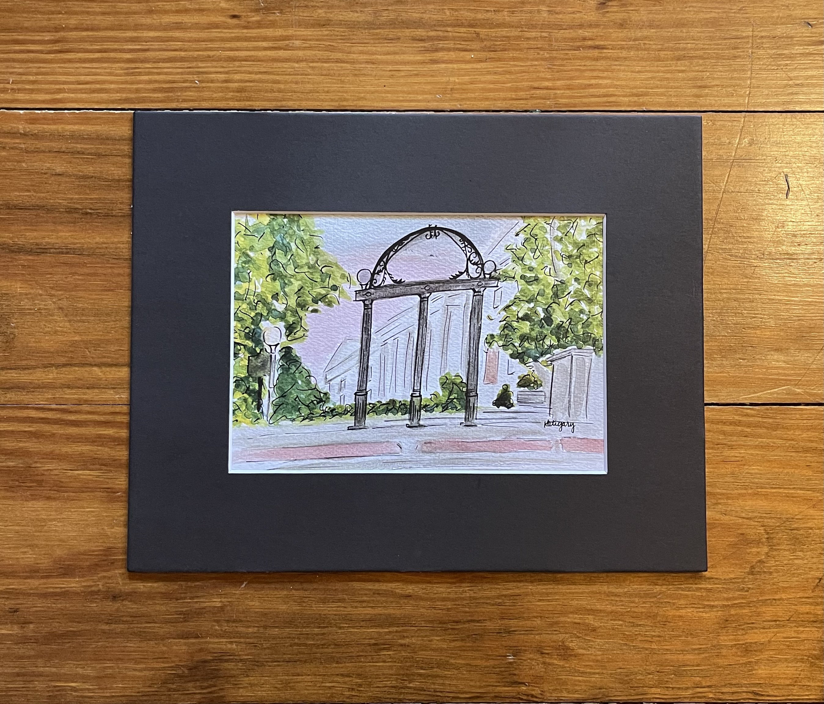 University of Georgia Arches Print 5x7