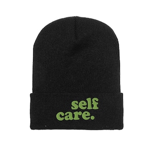 Self Care Beanie Mac Miller Embroidery Beanie, Music Beanie, Cuffed Beanie Hat