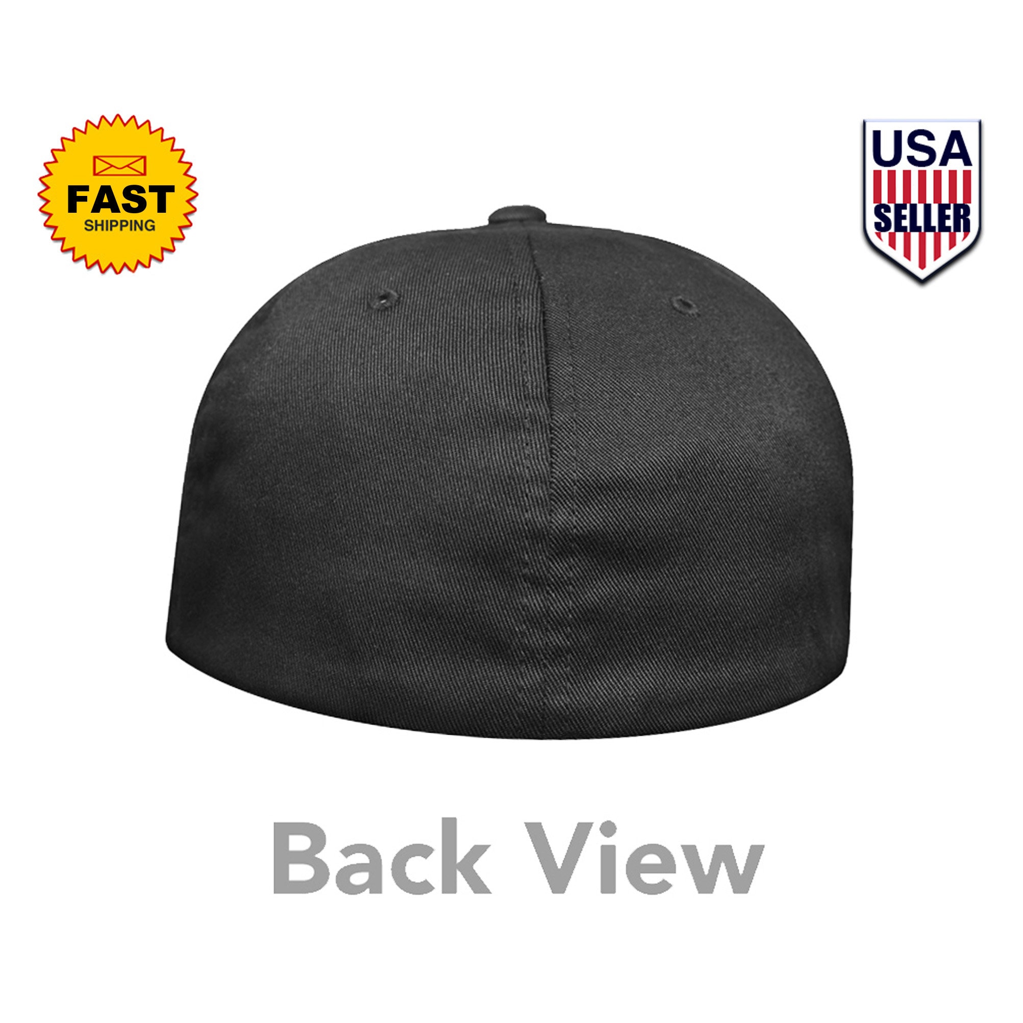Black Flag Warrior Patch Fitted Tactical Operator Hat Top Level