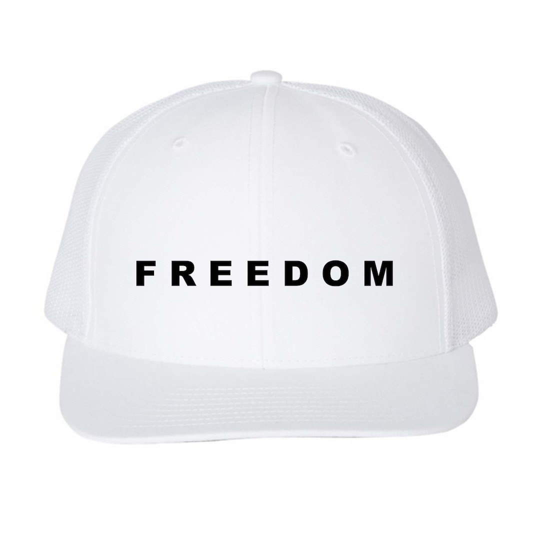 FREEDOM Support for Charlie Kirk Embroidered Logo Patriotic Hat ...