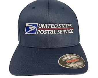 Custom Logo Essential Local Delivery Embroidered Logo FlexFit Hat Navy Baseball Cap