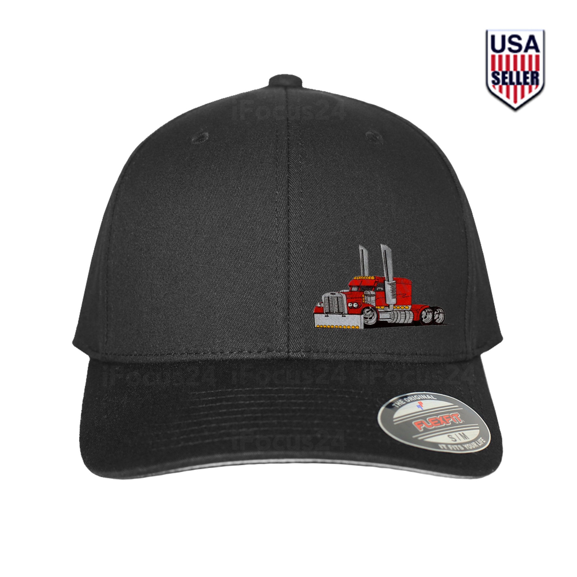 Casquette à Bretelles Vintage Freightliner – Style Camionneur Années 90, Cuir, Neuf Sans étiquette