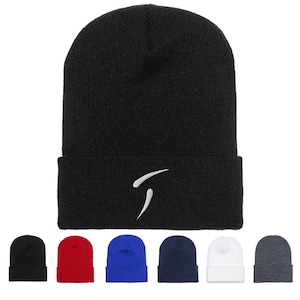 Predator Warrior Mark Embroidered Cuffed Beanie, Yautja Hat, Predator Movie Fan Hat, Alien vs Predator Hat, Sci Fi Movie Fan