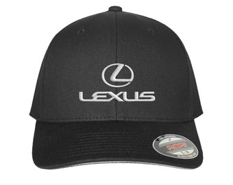 Lexus Car Auto Logo FlexFit Hat Baseball Cap Embroidery Emblem Free Shipping