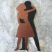 Dirty Dancing Cake Topper Johnny and Baby Final Dance Black Bronze Copper Glitter Cake Decoration 80s Retro Romantic Throwback Party Decor
