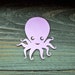 Happy Octopus Paper Punch - Set of 10 Sea Creature Embellishments -scrapbooking cardmaking nautical decal- ocean sea beach deep sea tentacle