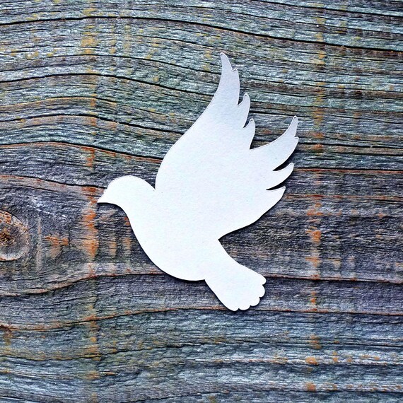 Paper Doves Die Cut Pack of 10. Wedding Dove Paper Punch. Dove Etsy