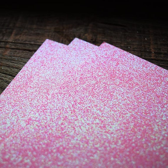 25 Pack Pastel Pink Glitter Cardstock Sheets. Powder Pink Glitter Paper  Gender Reveal Baby Shower DIY Invitation Paper. Valentines Card 