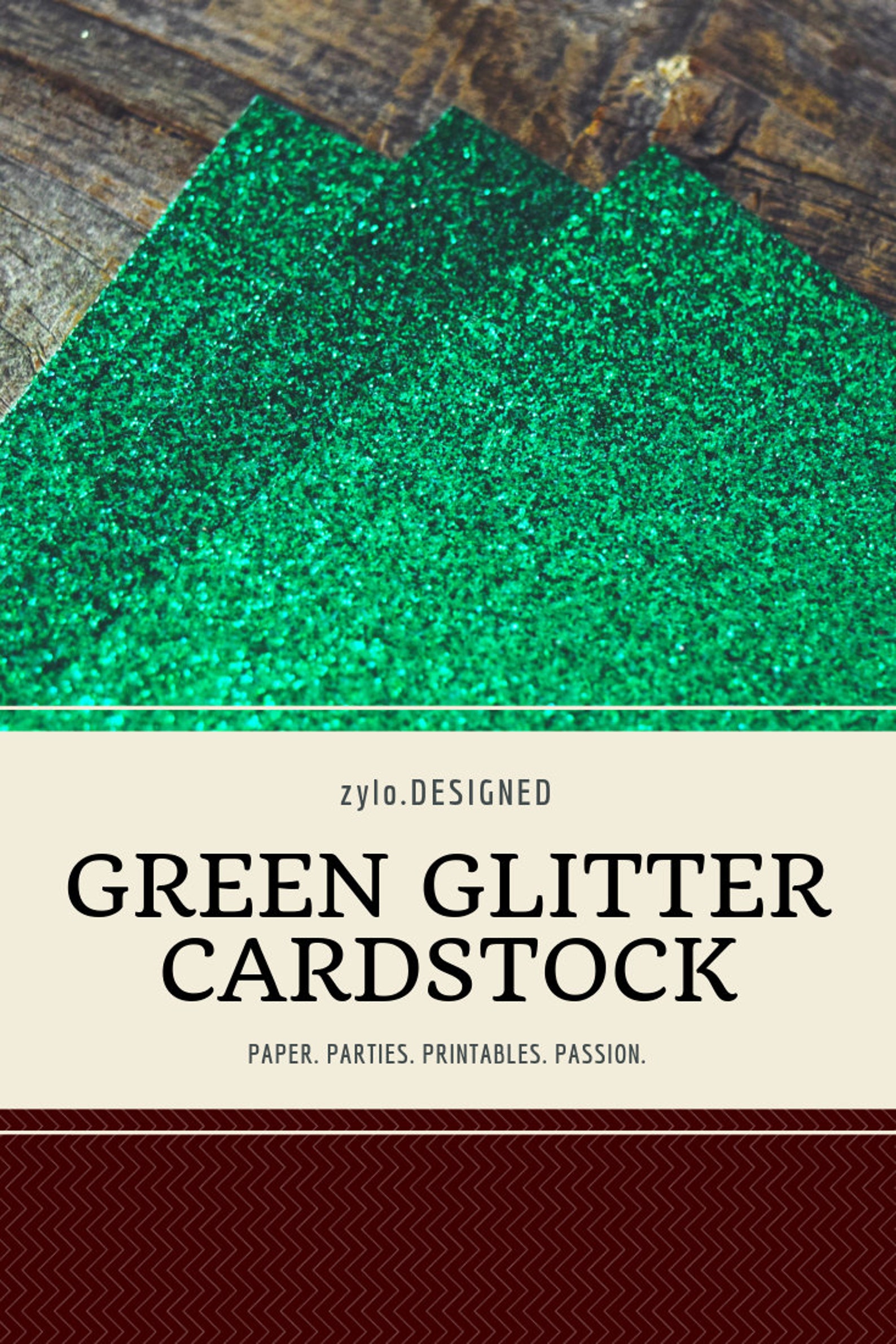 Emerald Green Glitter Cardstock Sheets. Forest Green Wedding Etsy