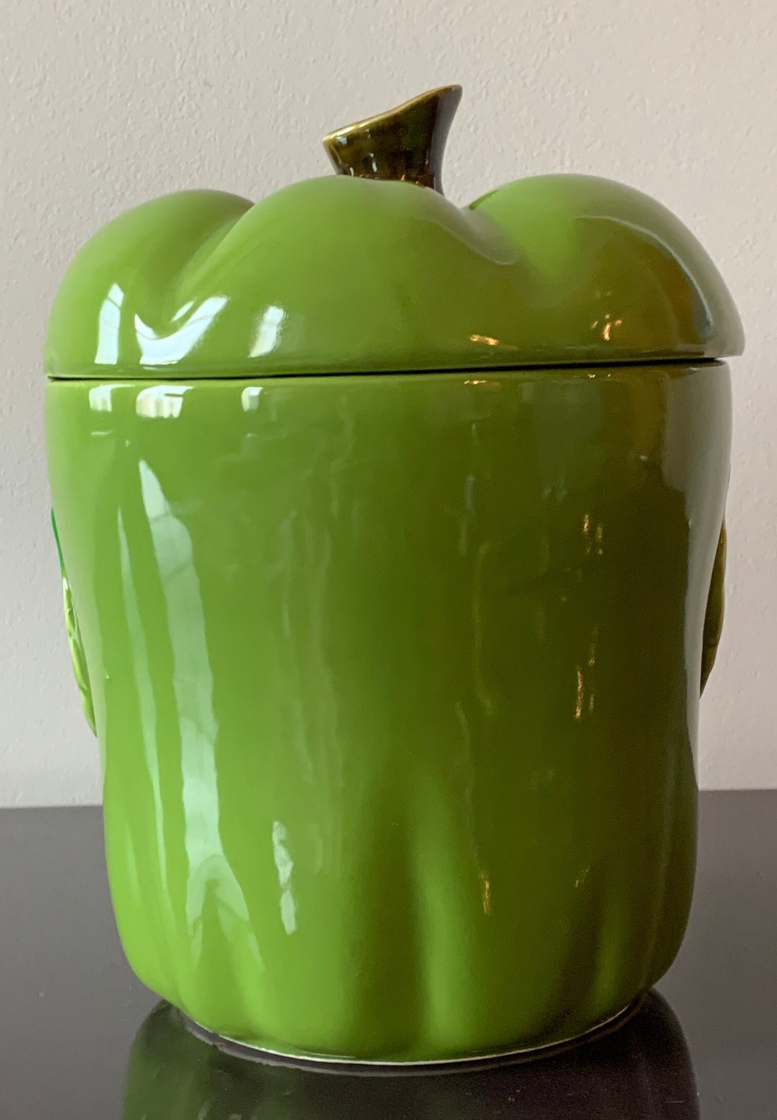Vintage NEVCO the Smart Cookie Jar Green Pepper Cookie Jar Etsy