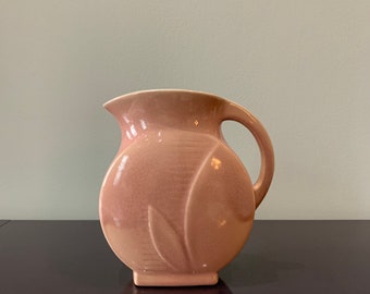 Vintage Red Wing Potteries Inc. Pink Pitcher