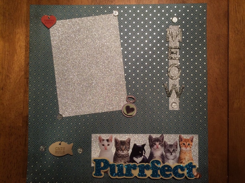 Pets-Cats 12x12 Scrapbook Pages-Complete