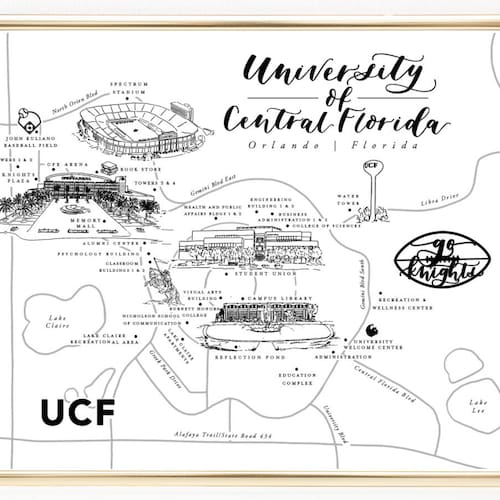Ucf Campus Map