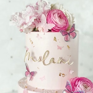 Custom Name Cake Plaque Custom Name Cake Plate, Smash cake, happy birthday party topper, party decor, eerste verjaardag, Childs birthday