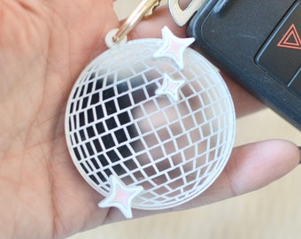 Disco Ball Keychain | Mirror Ball | Disco Themed | 70's | key chain | Swiftie | Keys | Disco Cowboy | Disco Bachelorette | backpack