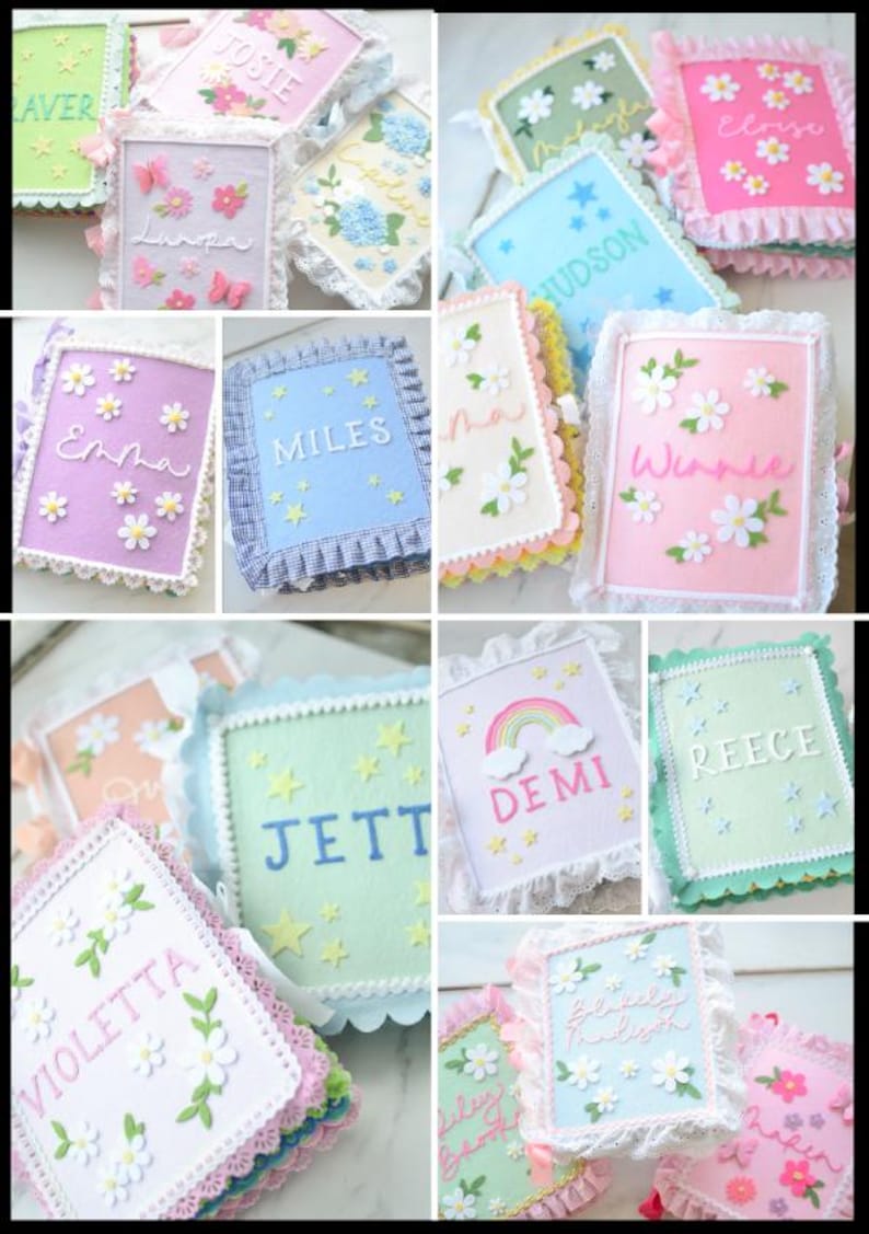 Libro de actividades de fieltro personalizado, libro de actividades sensoriales a medida imagen 2