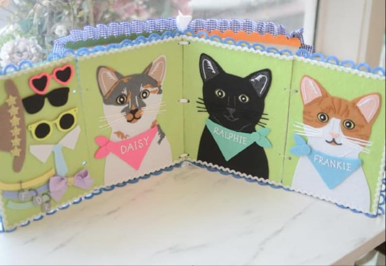 Libro de actividades de fieltro personalizado, libro de actividades sensoriales a medida imagen 16