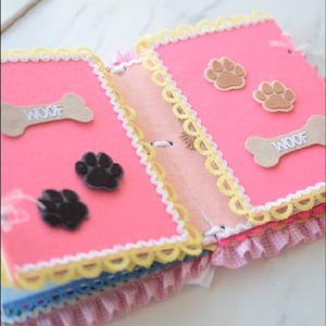 Libro de actividades de fieltro personalizado, libro de actividades sensoriales a medida imagen 18