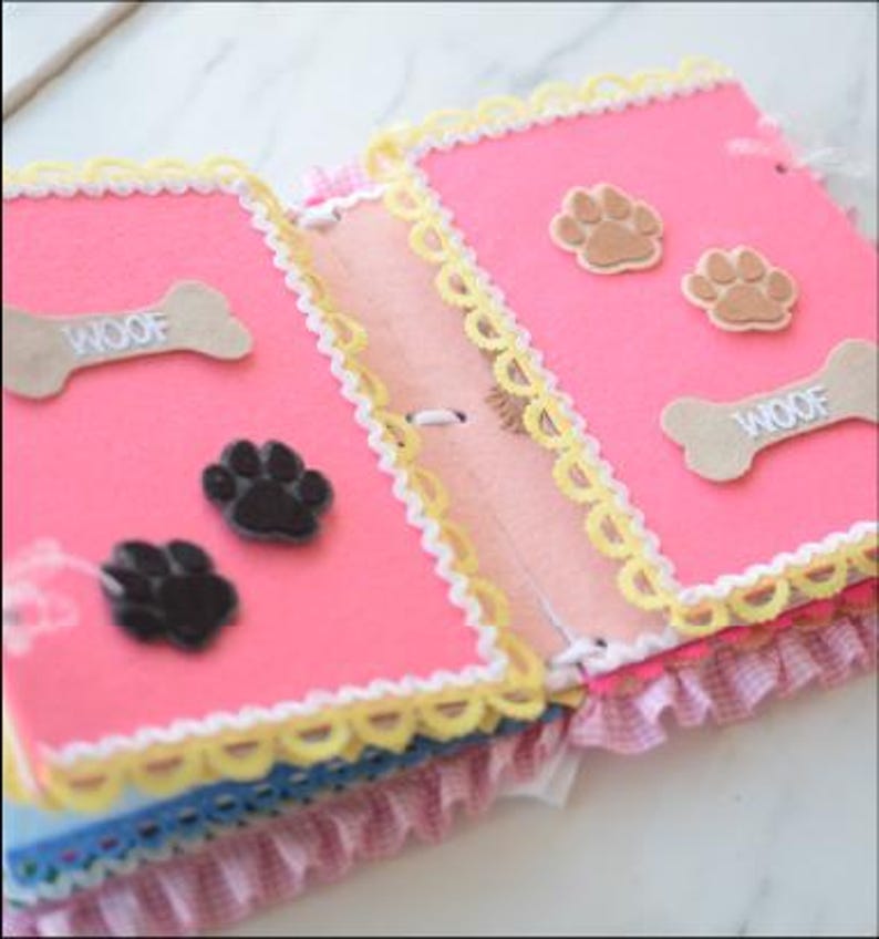 Libro de actividades de fieltro personalizado, libro de actividades sensoriales a medida imagen 18