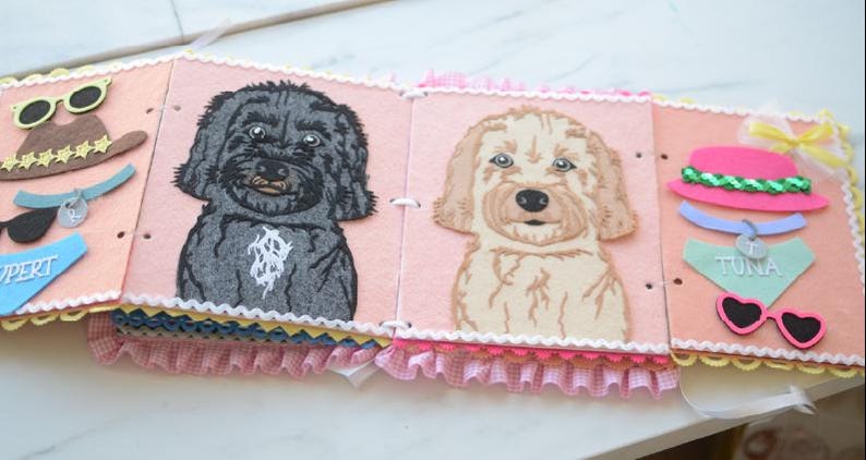 Libro de actividades de fieltro personalizado, libro de actividades sensoriales a medida imagen 20