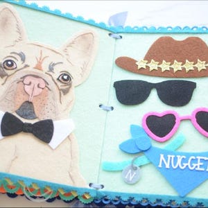 Libro de actividades de fieltro personalizado, libro de actividades sensoriales a medida imagen 17