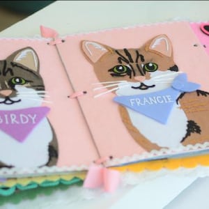 Libro de actividades de fieltro personalizado, libro de actividades sensoriales a medida imagen 19