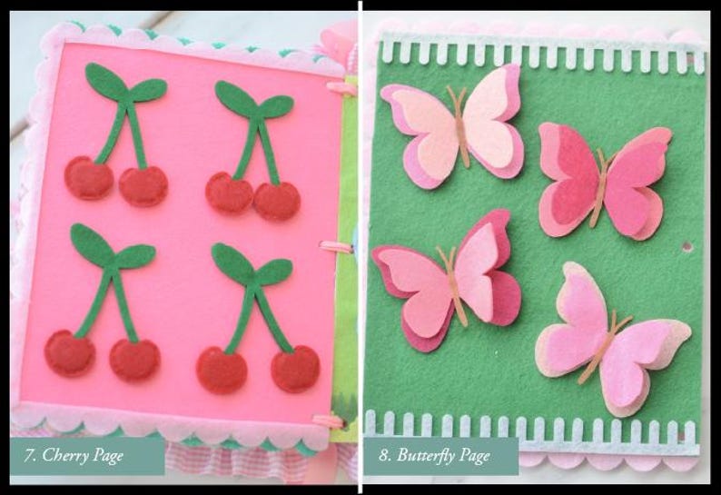 Libro de actividades de fieltro personalizado, libro de actividades sensoriales a medida imagen 7