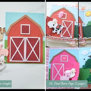 Libro de actividades de fieltro personalizado, libro de actividades sensoriales a medida imagen 12