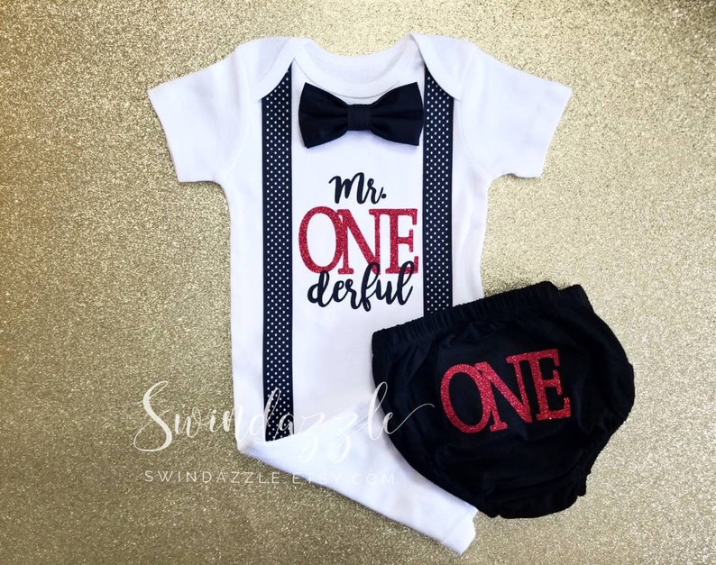 Navy and aqua Mr ONEderful theme ONEderful -items sold separately polka dot cursive ONEderful first birthday ONEderful bodysuit