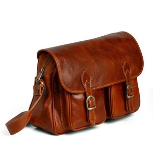 Leather Messenger Bag