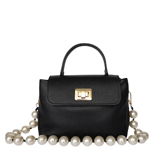 Oryginalna skórzana torba - włoska rzemieślnicza mała torebka crossbody, elegancka mini torebka damska na prezent
