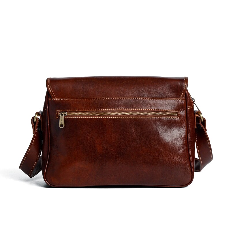 Leather Messenger Bag, Crossbody Bag for Men and Women,