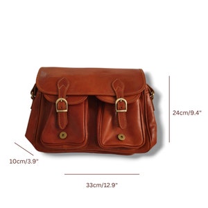 Leather Messenger Bag