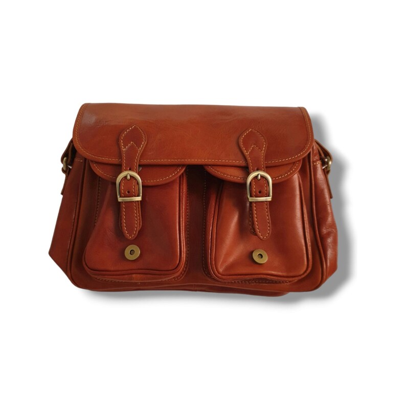 Leather Messenger Bag