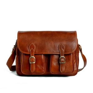 Leather Messenger Bag