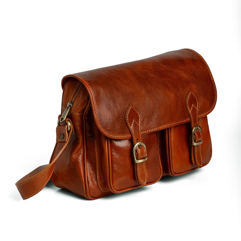 Leather Messenger Bag