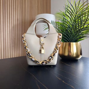 Bolso de hombro para mujer en piel auténtica suave, moderno bolso de mano, elegante cartera, regalo con estilo para ella