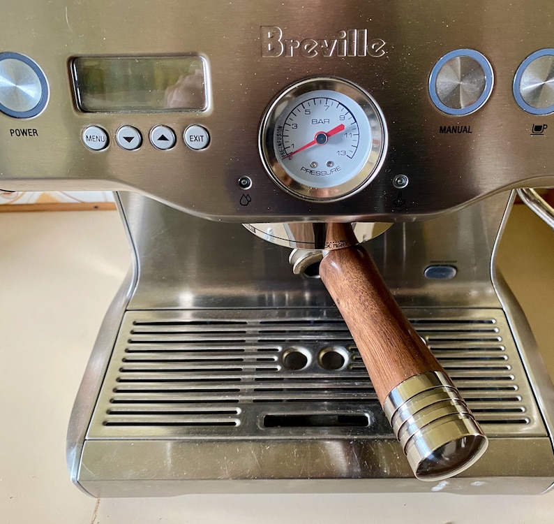 BREVILLE Handmade Hardwood 'Sleek' Coffee Portafilter Etsy