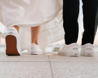 Customization Only (no shoes included) Wedding LEATHER VANS / Canvas Wedding VANS shoes / Wedding sneakers
