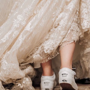 Custom Wedding LEATHER VANS / Canvas Wedding VANS Shoes / Wedding Shoes ...