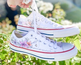 sun changing vans flowers