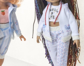 miniature tracksuit Rainbow high - "Midsummer Birds" 1:6 hoodie & pants